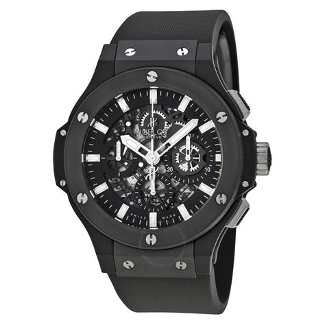 hublot men's chronograph square black big bang|Hublot big bang price list.